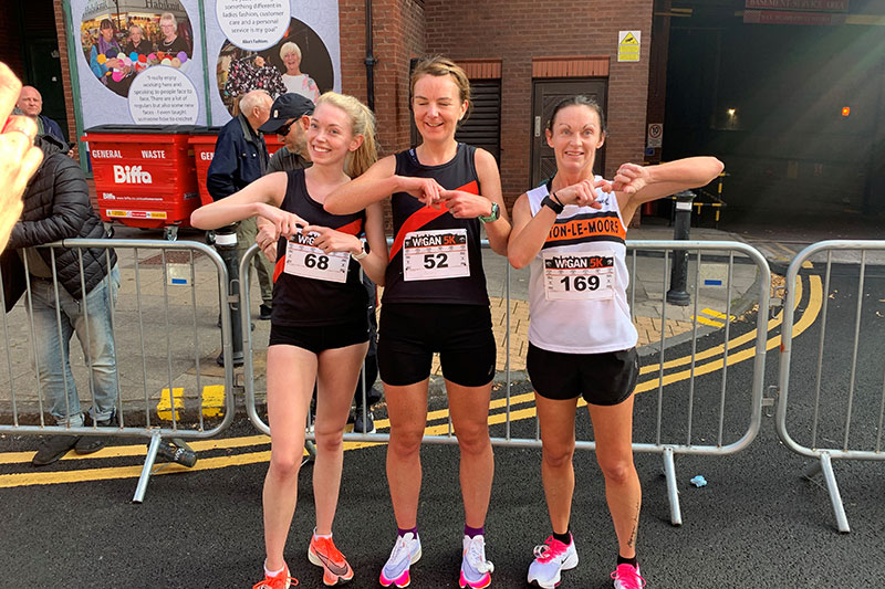 2021 Wigan 5k first 3 ladies