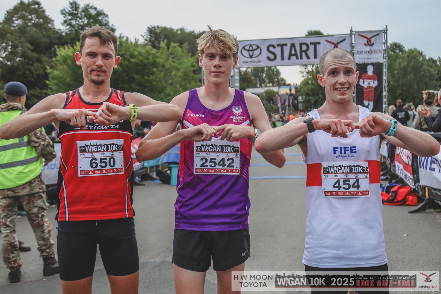 Wigan 10k 2025 Mens 1-2-3