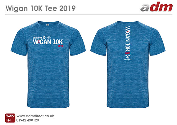 Wigan 10k 2019 tshirt available now